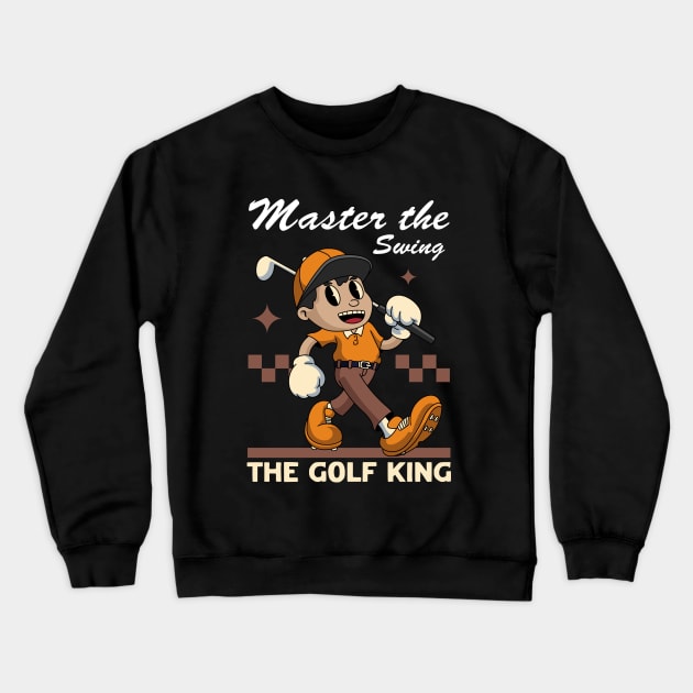 The Golf King Crewneck Sweatshirt by milatees